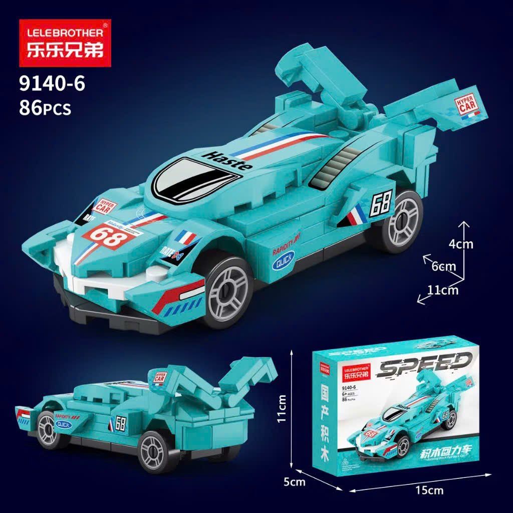  Đồ chơi mô hình : BỘ LẮP RÁP Ô TÔ TỐC ĐỘ - XE DÂY CÓT, 6ages+, No. 9140 
