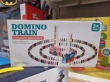  Đồ chơi vận động : Tàu lửa sắp đặt domino tự động (Domino train) No. X007-1 3Ages+ (dùng pin) 