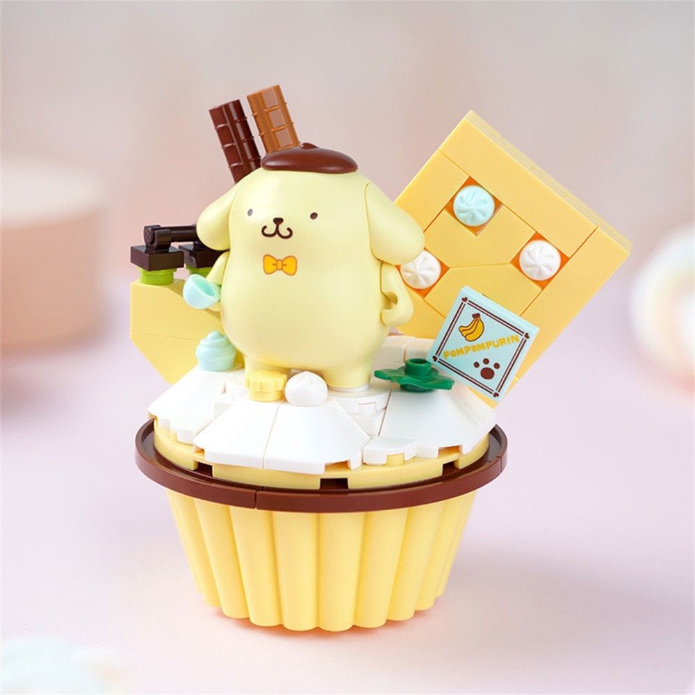  Đồ chơi lắp ráp KEEPPLEY SANRIO: Bộ lắp rắp Kuromi, Melody..., 87-112pcs, 6+ages, No. K20813,4,5,6,7 