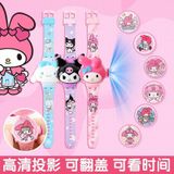  (đọc mô tả) Đồng hồ đeo tay : Đồng hồ phát nhạc+đèn và đèn chiếu bộ sưu tập Sanrio, Marvel, Doremon, No. ZL8528 