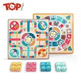  Đồ chơi giải trí : Bộ cờ 2in1 _ Cờ ngựa và cờ oto bằng gỗ _ Top Bright No. 120435 