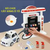  Đồ chơi vận động : Xe ô tô mô hình trạm xăng mini có đèn nhạc No. H375A 