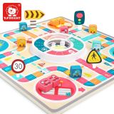  Đồ chơi giải trí : Bộ cờ 2in1 _ Cờ ngựa và cờ oto bằng gỗ _ Top Bright No. 120435 