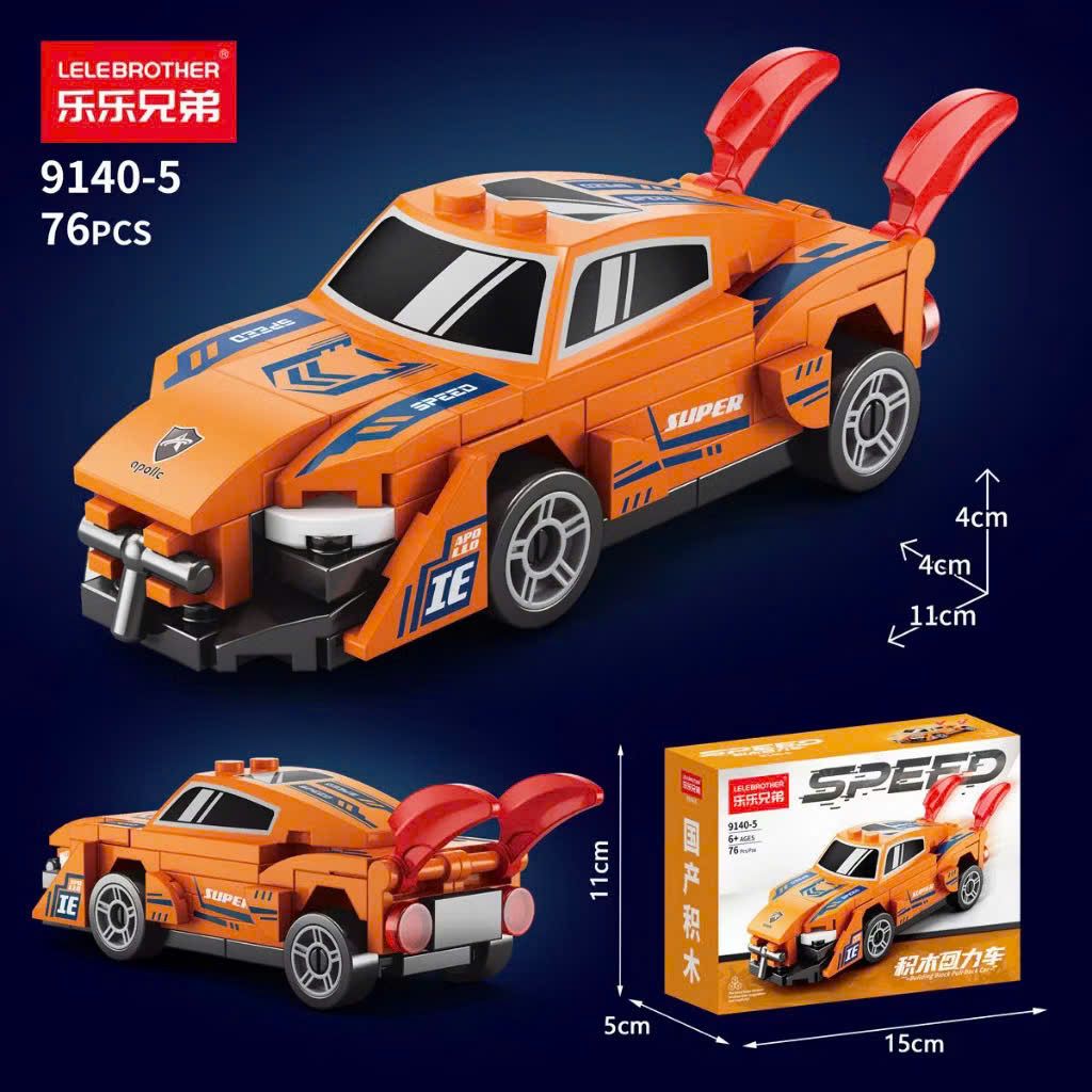  Đồ chơi mô hình : BỘ LẮP RÁP Ô TÔ TỐC ĐỘ - XE DÂY CÓT, 6ages+, No. 9140 
