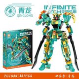  Đồ chơi lắp ráp: bộ sưu tập INFINITE MECH (High powered Mech) ~300pcs, 6+ages, No. FC1521-1528 