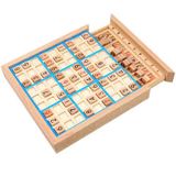  Đồ chơi giáo dục : Bảng câu đố Suduku bằng gỗ hỗ trợ bé phát triển tư duy, vận động No. LW-337 