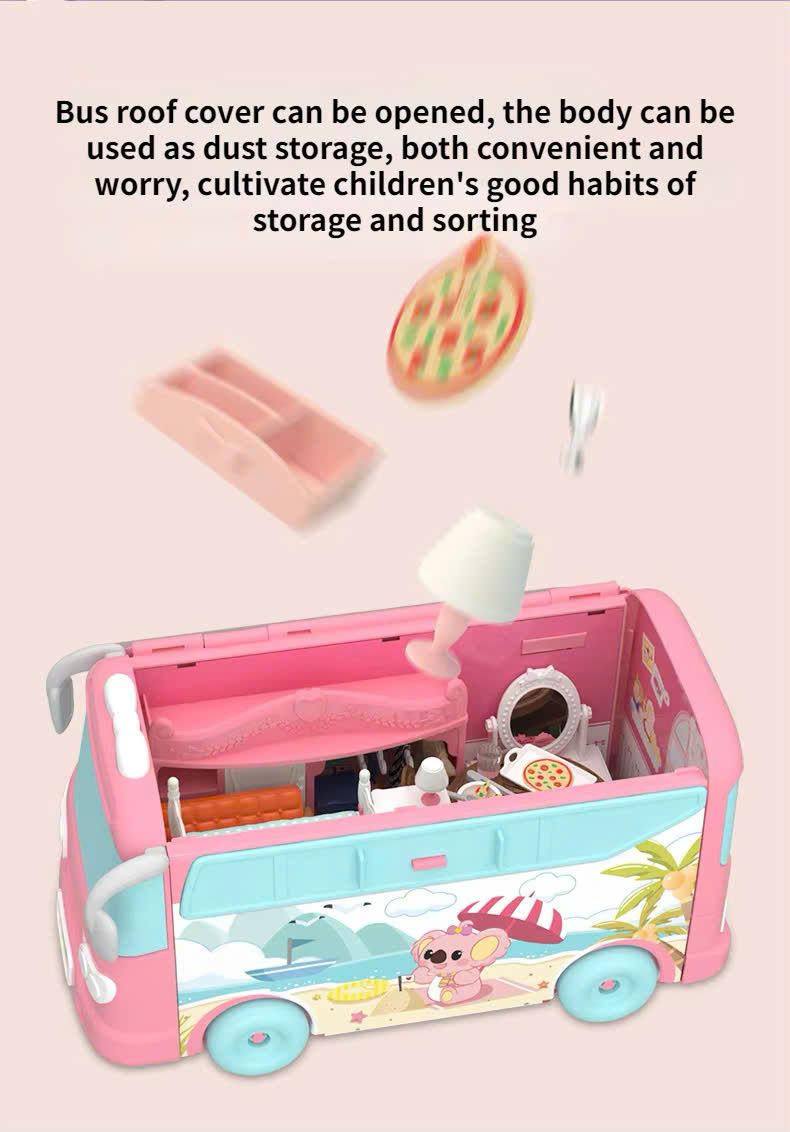  KOALA DIARY Đồ chơi nhập vai: hộp xe nội thất nhà gấu 3+ No. FDE87301 