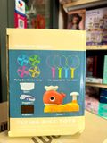  Đồ chơi vận động: Bộ cá voi phóng và bắt đĩa bay tung hứng vui nhộn (Whale frisbee toys) dùng pin, 3ages+, No. 9965A 