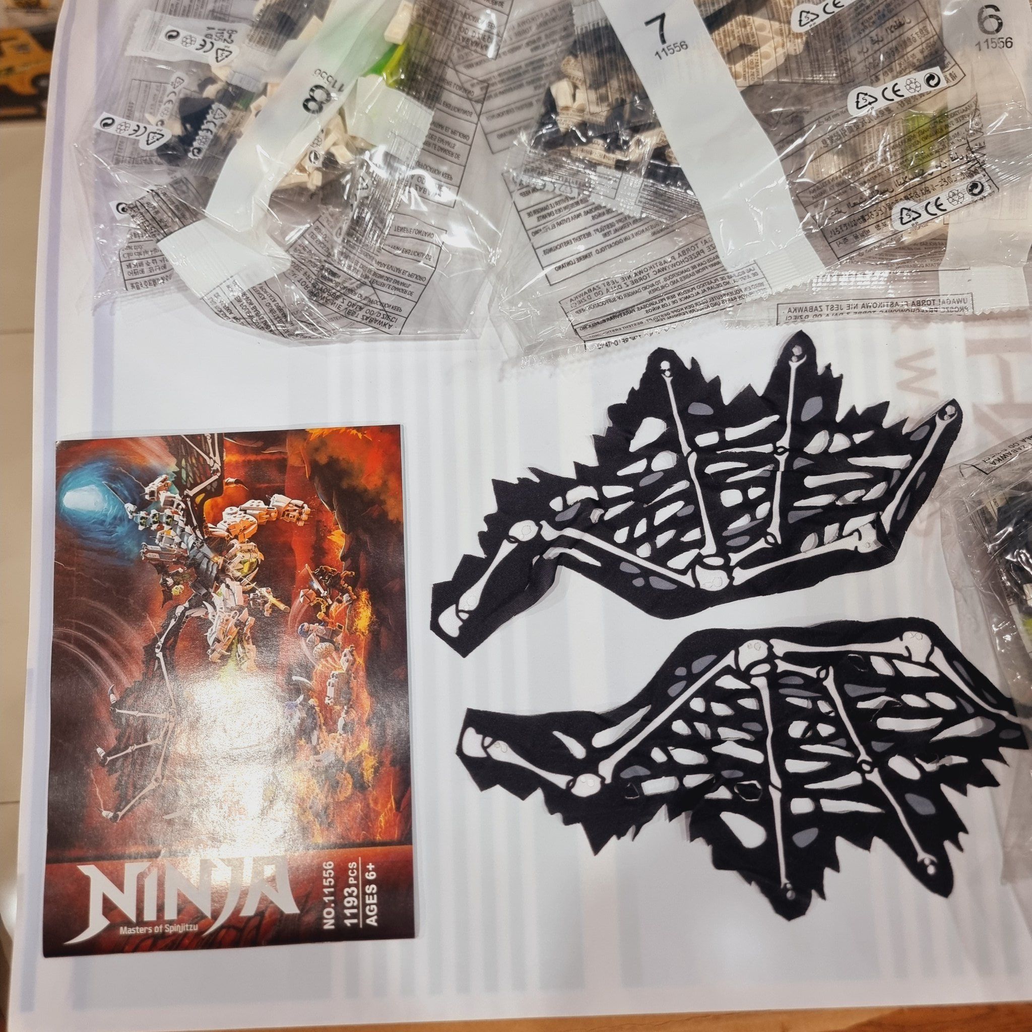  Đồ chơi lắp ráp : Bộ Rồng thần của phù thủy  (Skull Sorcerer's Dragon) 1193pcs,  6ages+, No. 11556 