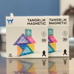  Đồ chơi xếp hình : Bộ Xếp Hình Nam Châm Tangram 3D, 3+ages, No. YY-20 