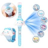  (đọc mô tả) Đồng hồ đeo tay : Đồng hồ phát nhạc+đèn và đèn chiếu bộ sưu tập Sanrio, Marvel, Doremon, No. ZL8528 