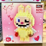 Đồ chơi lắp ráp : BST Vương quốc quái vật (Labubu), 6+ages, No. 8285-8291 