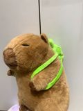  Chuột Capybara cõng rùa Dễ thương, kt 26cm, loại bông nhập khẩu rất mịn màng và mềm mại 