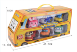  Đồ chơi nhập vai : Robocar Poli và những người bạn (School bus 6 nhân vật), 3+ages, No. 868-9A 