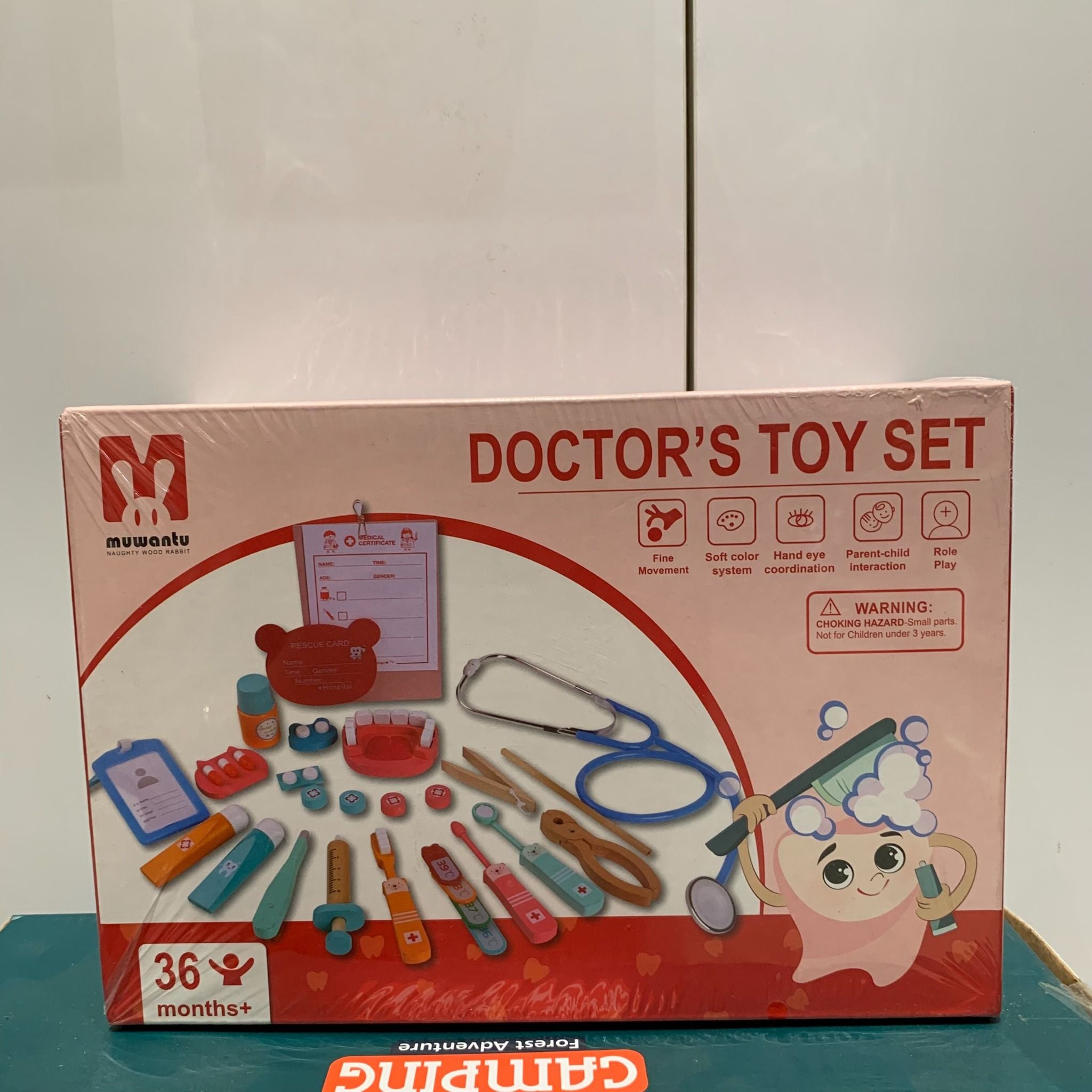  Đồ chơi nhập vai: Set dụng cụ y khoa của bác sĩ [Doctor's toy set], +3ages, No. 0000 