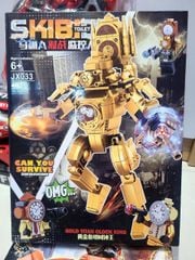  SOCCON Đồ chơi nhập vai: mô hình lắp ráp SKIBIDI  Can you survive  6Ages+ 470 mảnh ghép (4in1) 10 mẫu robot 
