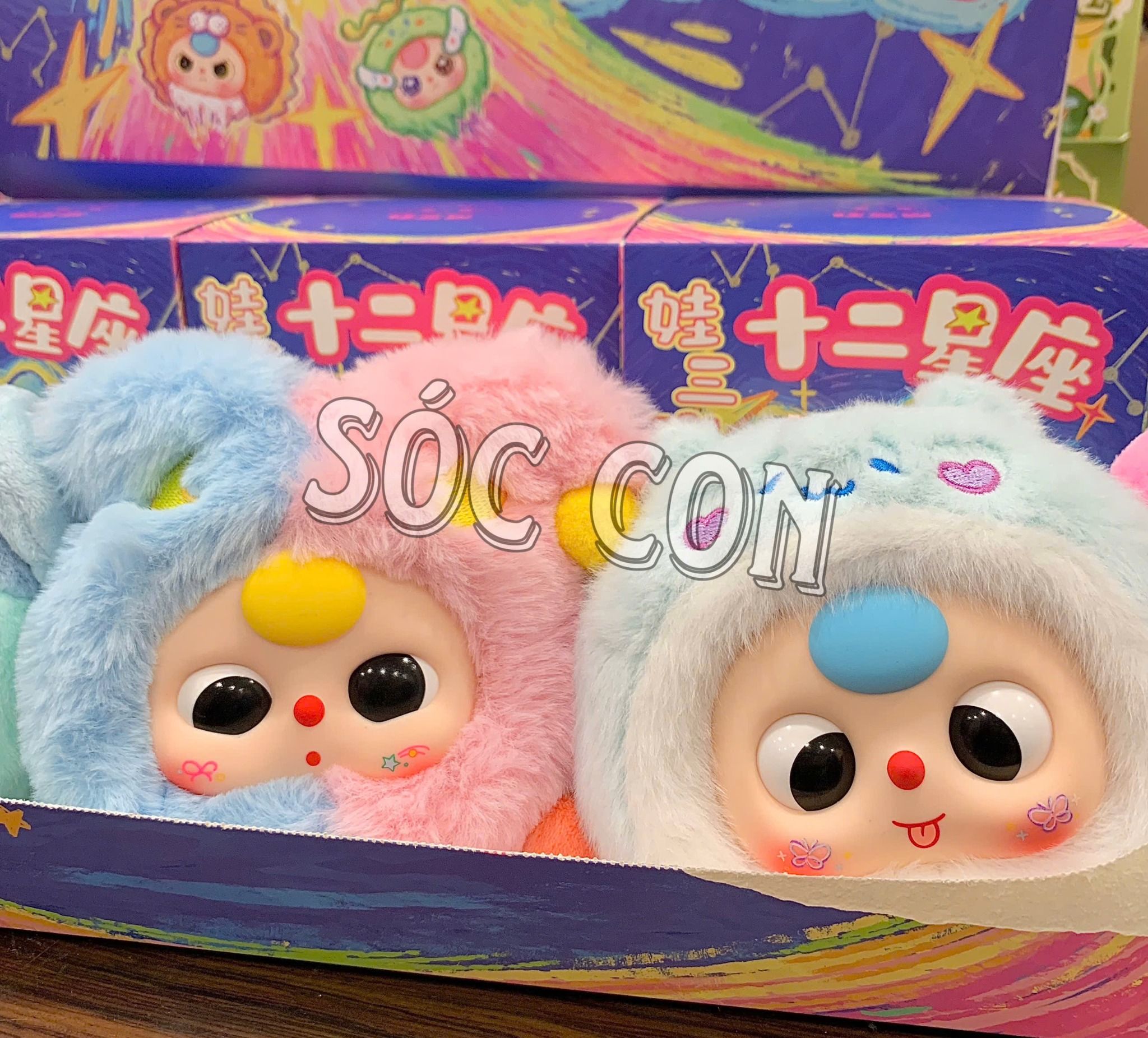  BLINDBOX BABY THREE ( ĐỌC MÔ TẢ ) : Lẻ 1 box Baby Three 12 cung hoàng đạo ( hàng có sẵn ) 