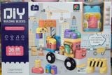  Đồ chơi lego: bộ lắp ghép xếp khối xe công trình (Xe cần cẩu), dùng pin, 6ages+ No. FZ-8007 