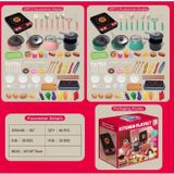  Đồ chơi nhập vai: Hộp đồ chơi bếp điện từ,thức ăn, dụng cụ nhà bếp,... 69 chi tiết, 3+ages, No. 551 