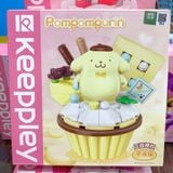  Đồ chơi lắp ráp KEEPPLEY SANRIO: Bộ lắp rắp Kuromi, Melody..., 87-112pcs, 6+ages, No. K20813,4,5,6,7 