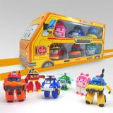  Đồ chơi nhập vai : Robocar Poli và những người bạn (School bus 6 nhân vật), 3+ages, No. 868-9A 