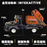  Đồ chơi lắp ráp : Bộ xếp khối Xe công trình ben (Dump truck) 500 chi tiết, 6+ages, No. 91001 