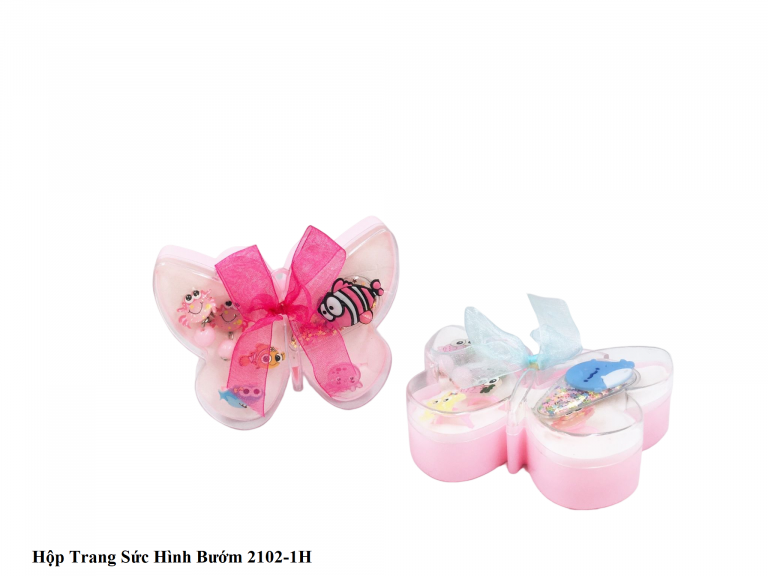  Hộp Đựng Phụ Kiện/Trang Sức Hình Bướm Pastel Xinh Xắn 2102-1H 