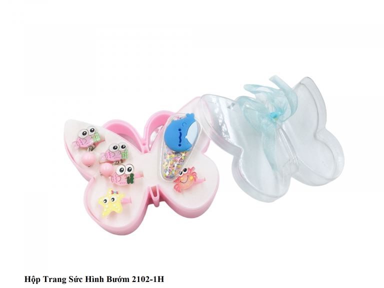  Hộp Đựng Phụ Kiện/Trang Sức Hình Bướm Pastel Xinh Xắn 2102-1H 