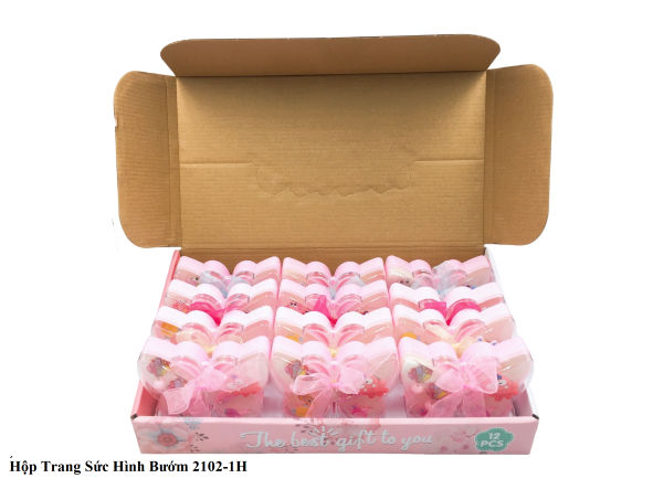  Hộp Đựng Phụ Kiện/Trang Sức Hình Bướm Pastel Xinh Xắn 2102-1H 