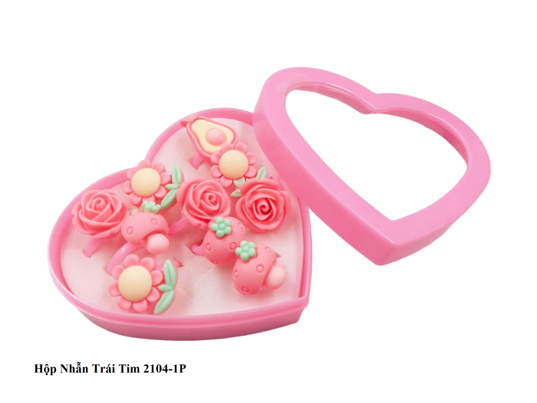  Đồ chơi nhập vai: Hộp Nhẫn Trái Tim 2104-1P 