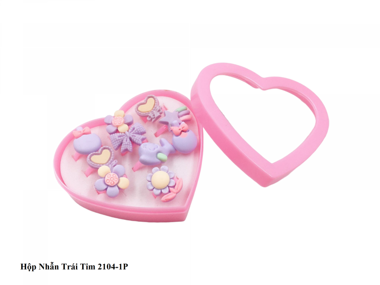 Đồ chơi nhập vai: Hộp Nhẫn Trái Tim 2104-1P 