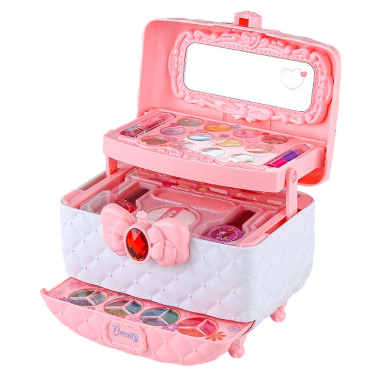  ( ĐỌC MÔ TẢ ) Đồ chơi bé gái: Vali trang điểm 3 tầng (tặng kèm 2 hộp quà bí mật), 3ages+ No. M-611 