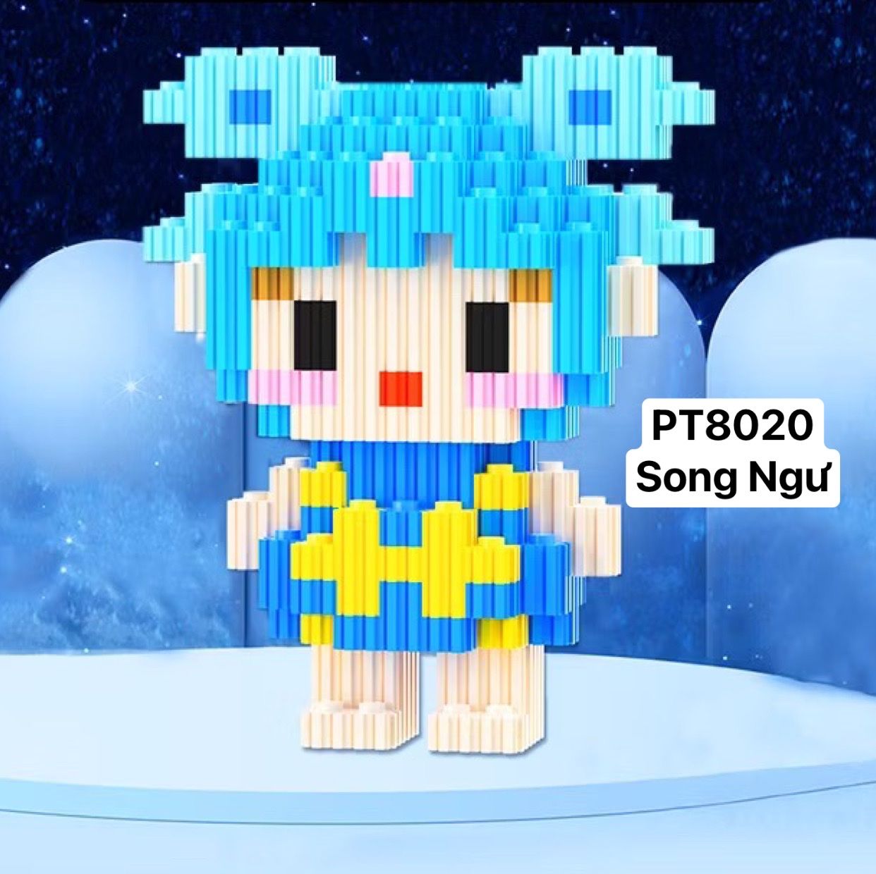  Đồ chơi lắp ráp : Lắp ráp mini XINZ Constellation_ 12 Cung hoàng đạo 