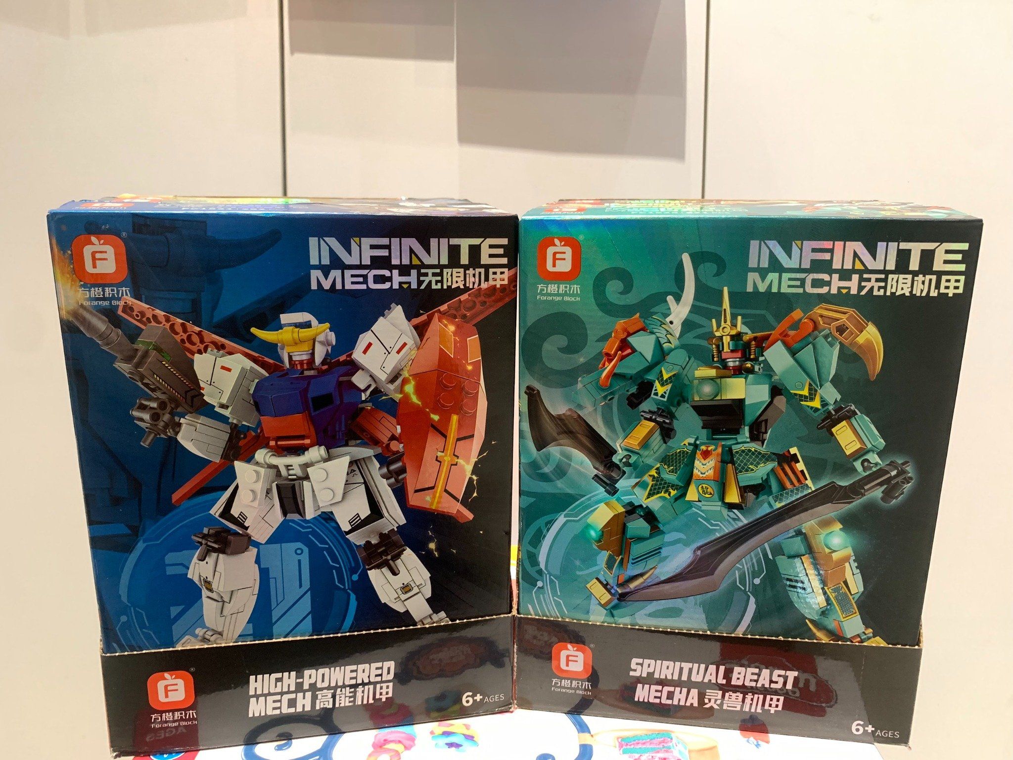  Đồ chơi lắp ráp: bộ sưu tập INFINITE MECH (High powered Mech) ~300pcs, 6+ages, No. FC1521-1528 
