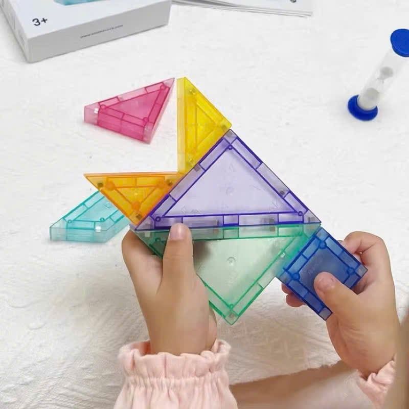  Đồ chơi giáo dục : Bộ Xếp Hình Nam Châm Tangram 3D, 3+ages, No. YY-20 
