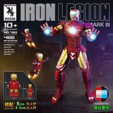  Đồ chơi lắp ráp: Mô hình Robot Người Sắt Legion Mark 3, 466pcs, 10+ages, No. 790 