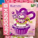  Đồ chơi lắp ráp KEEPPLEY SANRIO: Bộ lắp rắp Kuromi, Melody..., 87-112pcs, 6+ages, No. K20813,4,5,6,7 