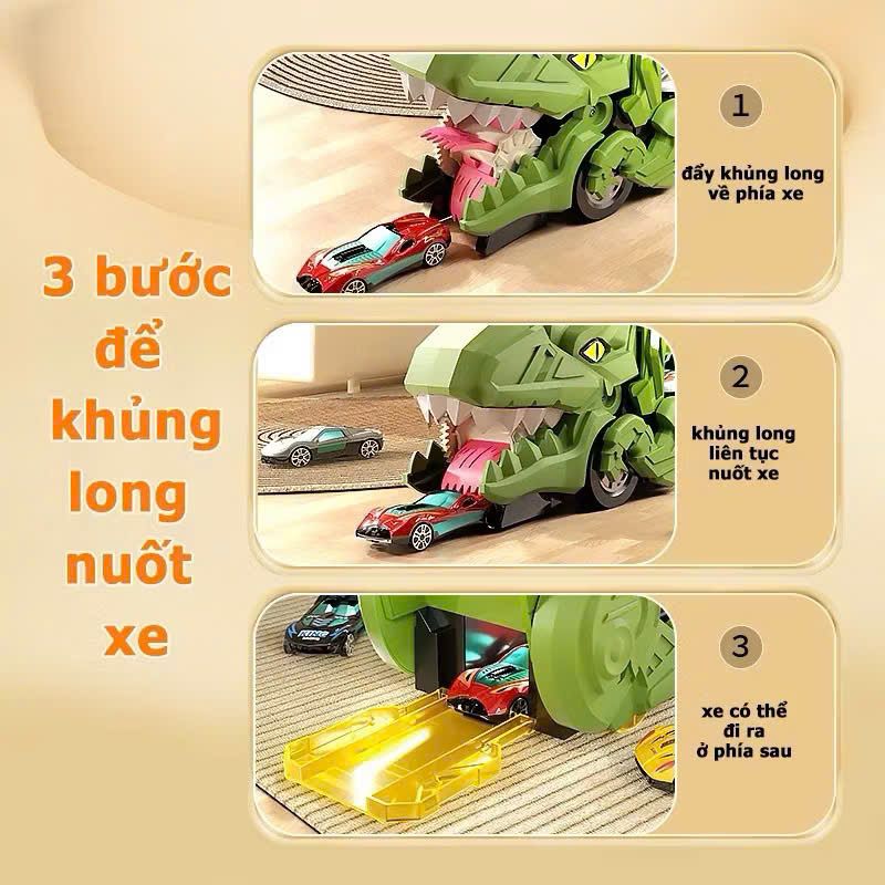  Đồ chơi vận động : DINOSAUR TRUCK – Xe tải Khủng Long 2in1 No. YM3388-3, YM3399-3 