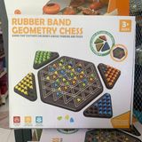  Đồ chơi trí tuệ : Bộ đồ chơi cờ xếp hình tam giác bằng dây chun, 3ages+, No. ME-185 