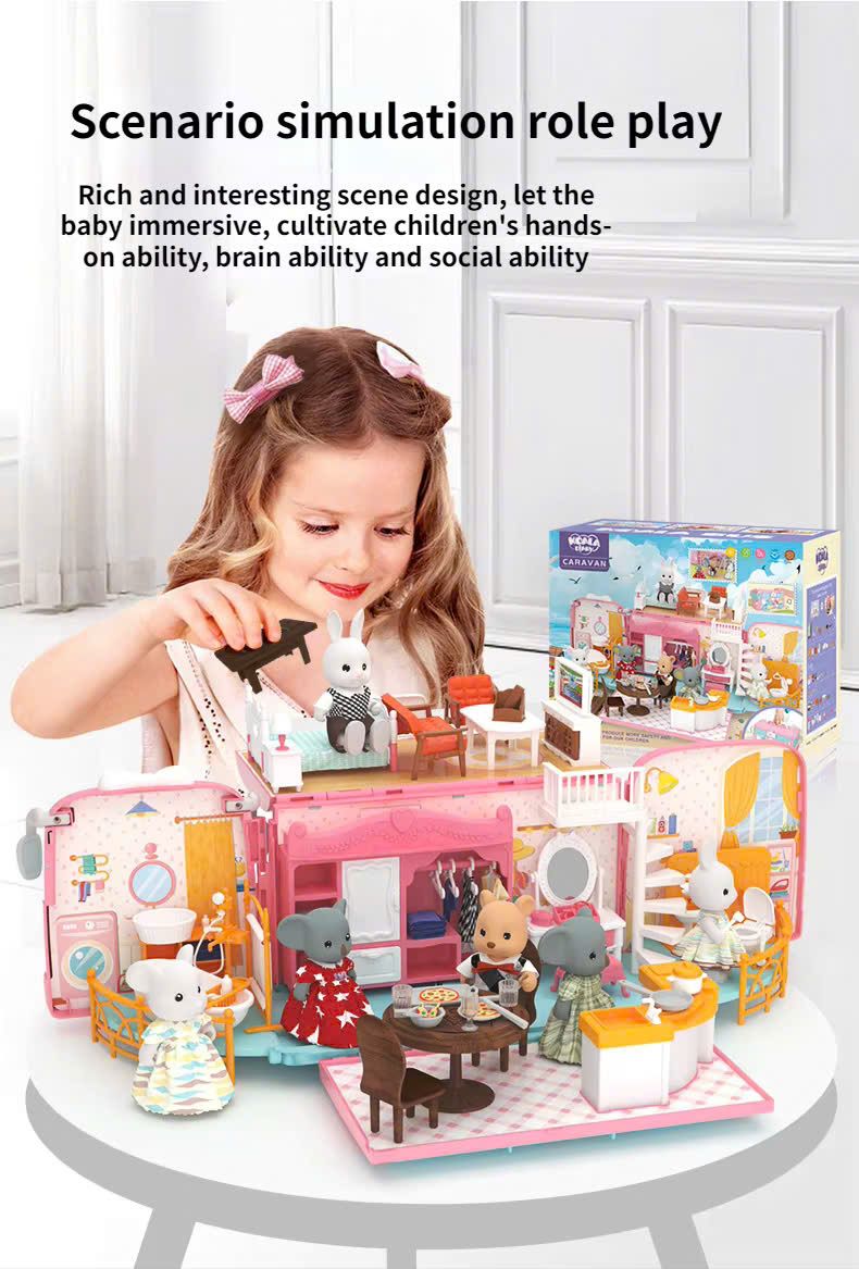  KOALA DIARY Đồ chơi nhập vai: hộp xe nội thất nhà gấu 3+ No. FDE87301 