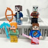  (ĐỌC MÔ TẢ) Đồ chơi lắp ráp : Combo 30 túi lắp ráp mô hình Minecraft mini kèm phụ kiện ( có 4 mẫu ) 