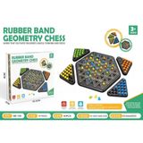  Đồ chơi trí tuệ : Bộ đồ chơi cờ xếp hình tam giác bằng dây chun, 3ages+, No. ME-185 