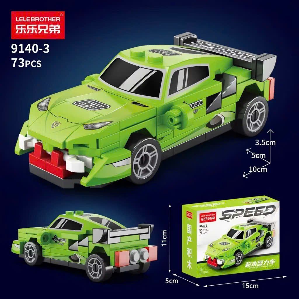  Đồ chơi mô hình : BỘ LẮP RÁP Ô TÔ TỐC ĐỘ - XE DÂY CÓT, 6ages+, No. 9140 