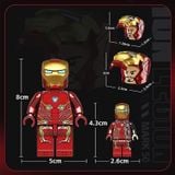  Đồ chơi lắp ráp: Mô hình Robot Người Sắt Legion Mark 3, 466pcs, 10+ages, No. 790 