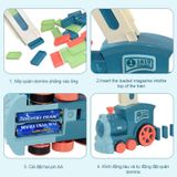  Đồ chơi vận động : Tàu lửa sắp đặt domino tự động (Domino train) No. X007-1 3Ages+ (dùng pin) 