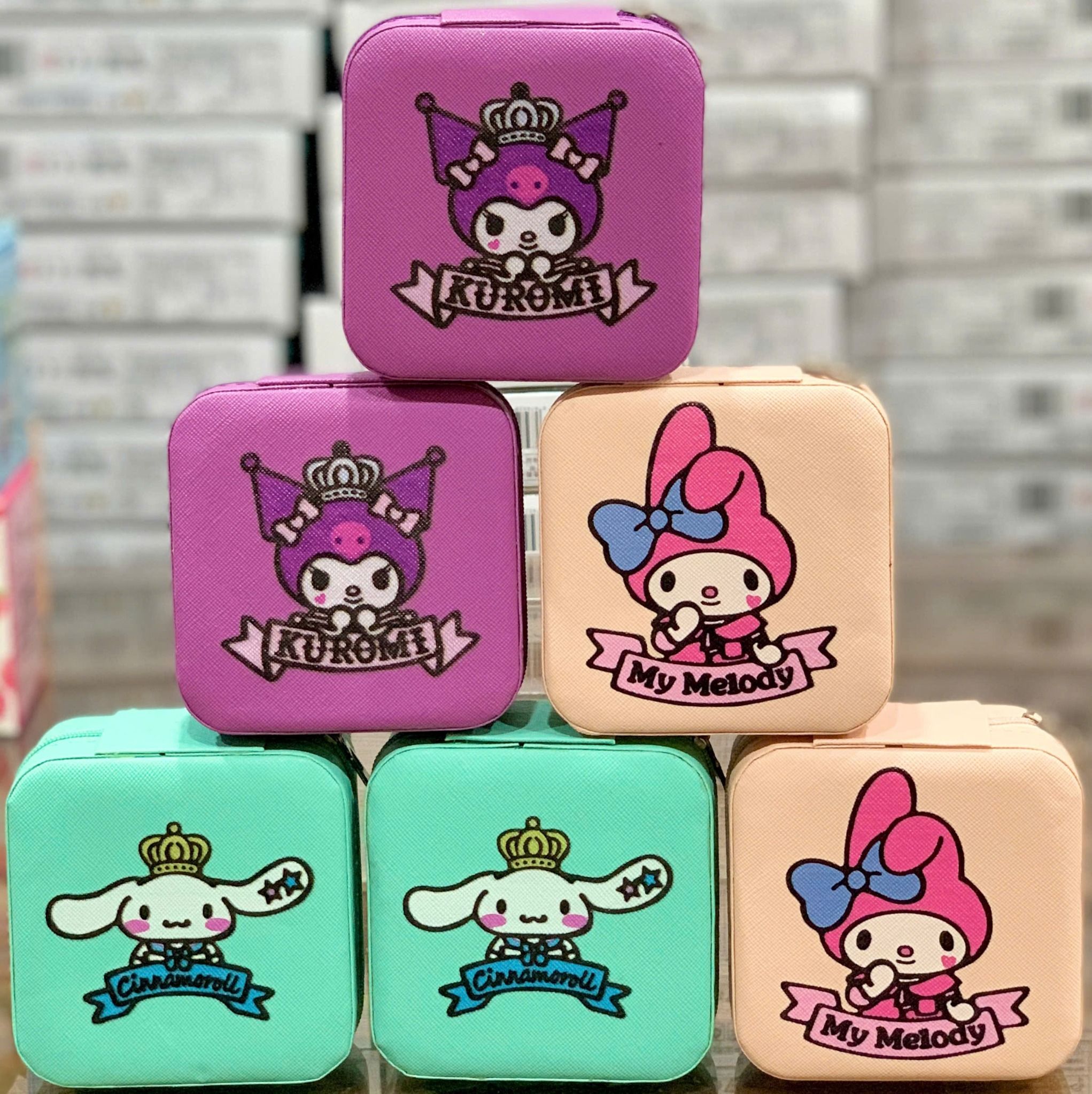  Bộ sưu tầm SANRIO: Charm Vòng Tay Kuromi, Melody, Cinamoroll, 6+ages ( kèm túi giấy ) 