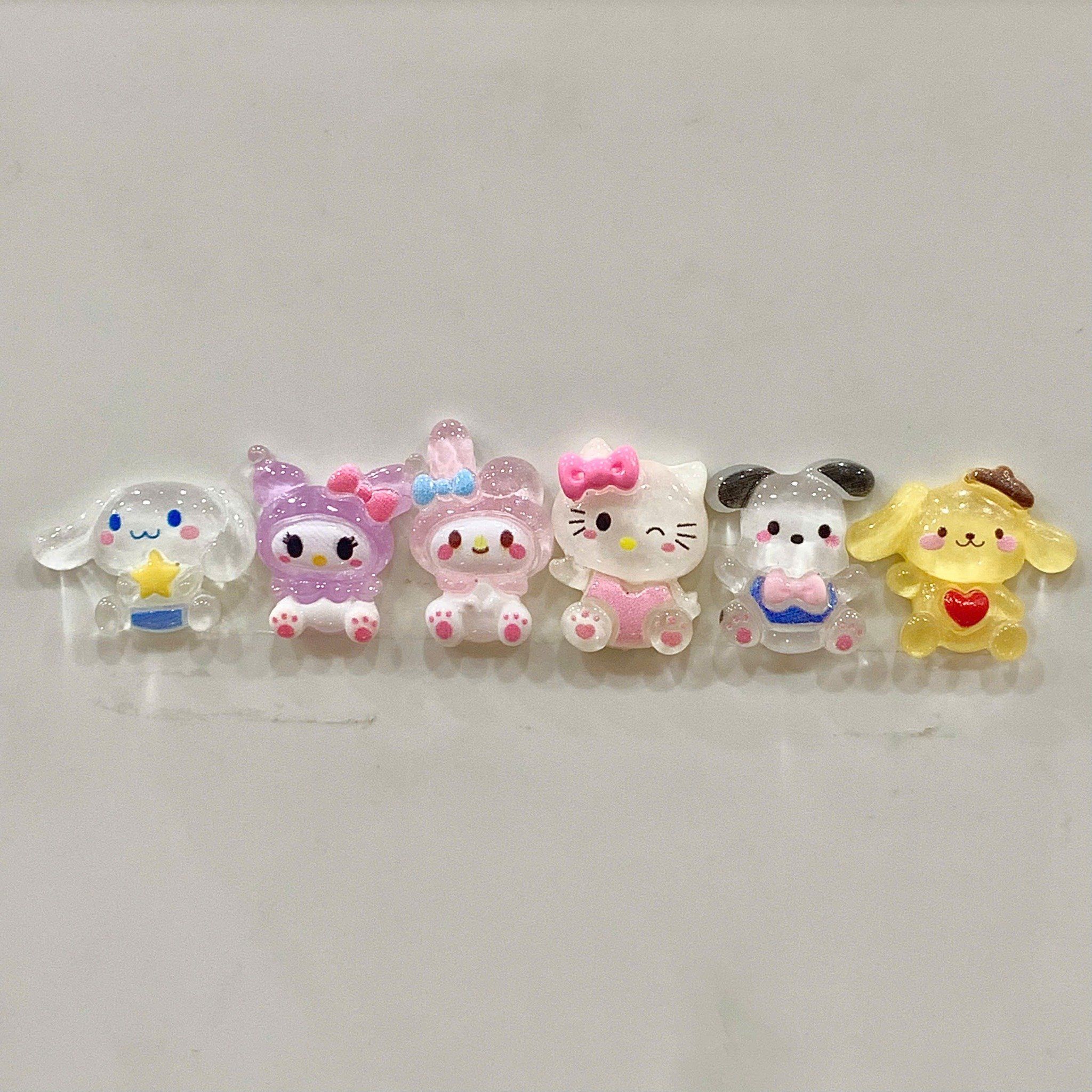  ĐỌC MÔ TẢ_Set 10-20-30-50 túi mù tự xé các loại charm mini ( Vịt, Heo, Capybara, Chai lọ, bst Sanrio ) 