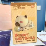  Đồ chơi dây cót: Capybara lười biếng đẩy chiếc đồng hồ đáng yêu, 3+ages, No. 6688 