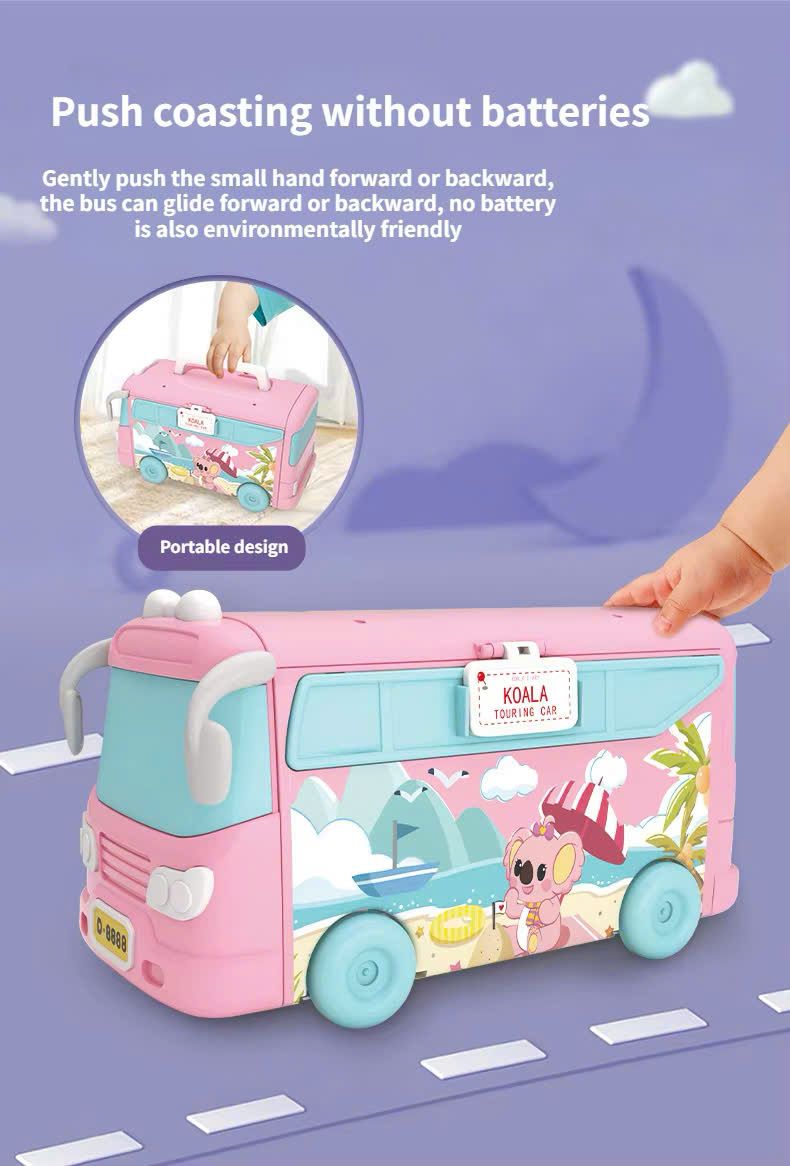  KOALA DIARY Đồ chơi nhập vai: hộp xe nội thất nhà gấu 3+ No. FDE87301 