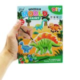  Tự Làm Khuôn Tượng Và Tô Màu: KHỦNG LONG ĐÁNG YÊU - 7073 (YC-66) 